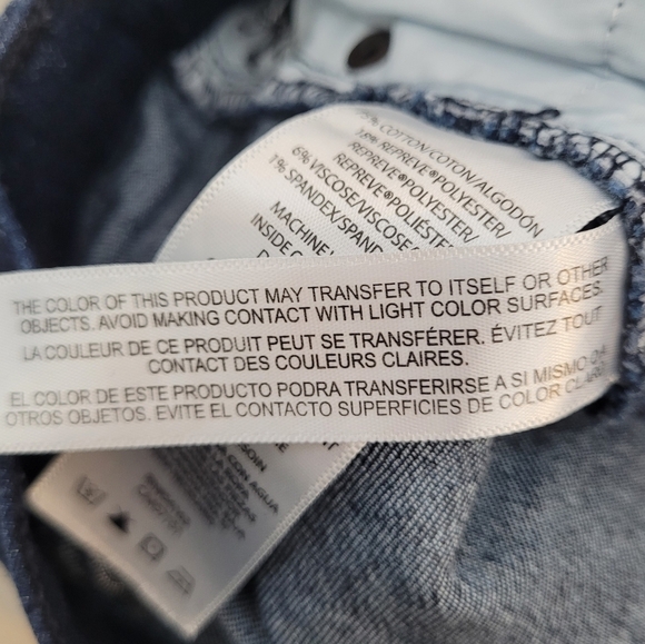 Calvin Klein Womens High Rise Skinny Jean Dark Indigo Blue - Size 6 / 28 - Picture 12 of 12